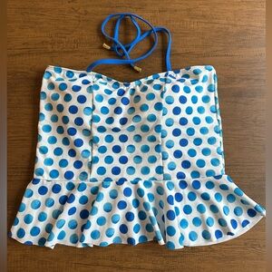 Peplum bikini top